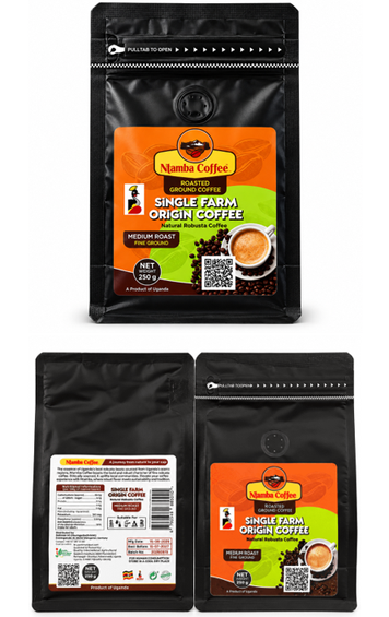 Premium Ugandan Single-Farm Robusta Coffee | Medium Roast | Ground & Whole Beans - Image 3
